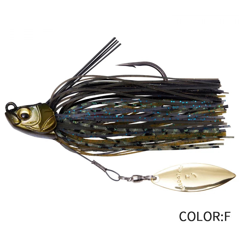 90Mm 13.5G Spinner Fishing Lures Wobbler Bass Jig Chatter Bait Chatterbait Artificial Bait Fishing Accessories