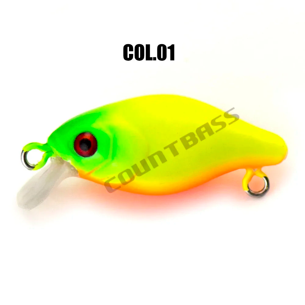 Crank Bait Hard Plastic Fishing Lures Wobbler Salmon Trout 30Mm 2.2G