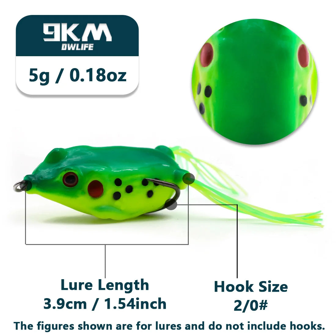 Topwater Frog Lures 6~14G Fishing Lures Bass PVC Fork Tail Frog Artificial Soft Bait Freshwater Weedless Soft Baits Snakehead