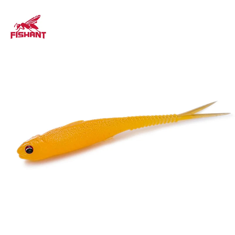 Real Shad 2.5Inch 3.1Inch Floating Pesca Artificial Silicone Soft Bait Fork Tail Jigging Fishing Lures Noctilucent