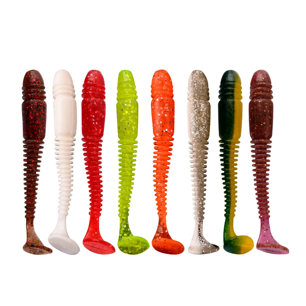 New Fishing Soft Lures Silicone Bait 5.5Cm 7.5Cm 8.5 Goods for Fishing Sea Fishing Pva Swimbait Wobblers Artificial Tackle