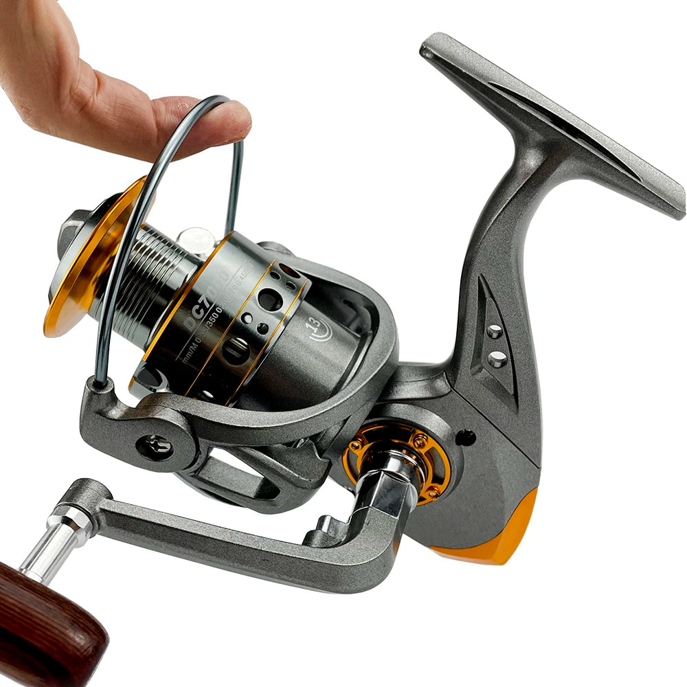 Fishing Reel Spinning 1000-7000 Series Metal Spool Spinning Wheel for Sea Fishing Carp Fishing