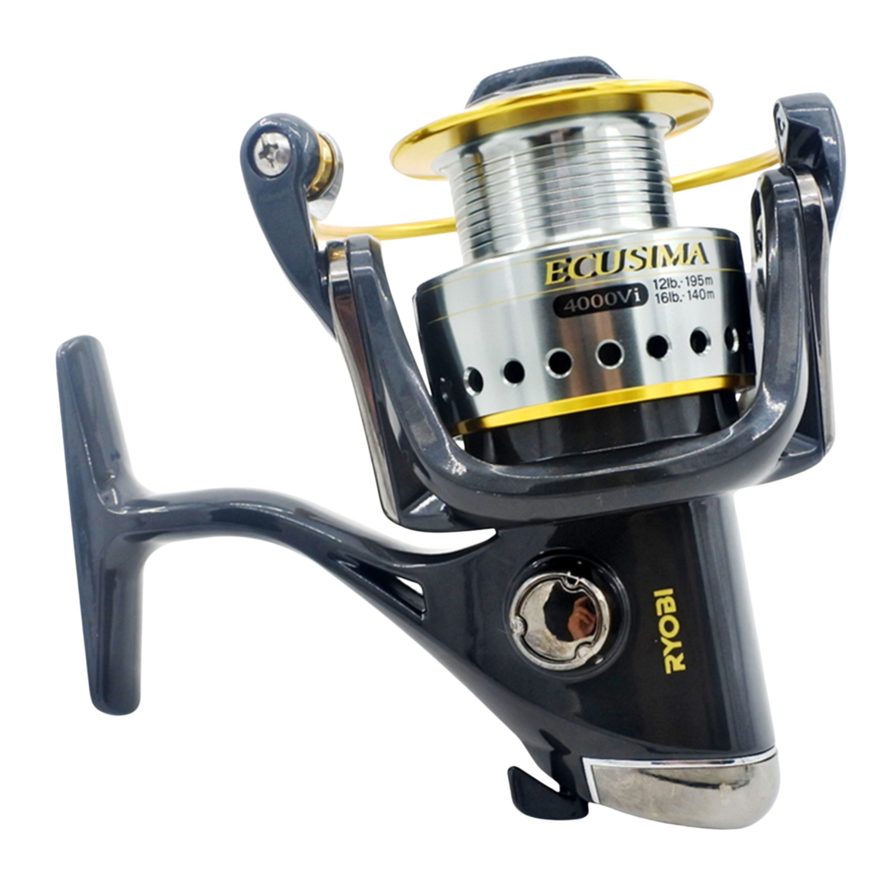 Ryobi Ecusima 3000 Spinning Reel, 5:0:1 Fast Retrieve 4+1 BB-1