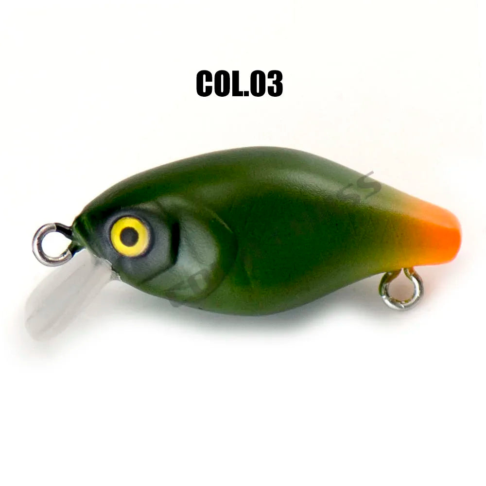 Crank Bait Hard Plastic Fishing Lures Wobbler Salmon Trout 30Mm 2.2G