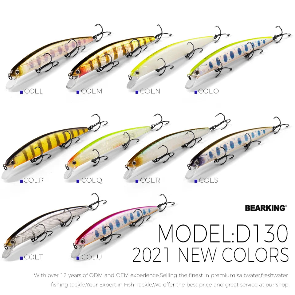 13Cm 21G SP Depth1.8M Top Fishing Lures Wobbler Hard Bait Quality Professional Minnow for Fishing Tackle