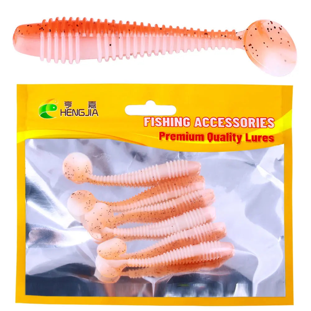 Rubber Spinning Baits False Bait Perch Baits Silicone Lures for Fishing Artificial Swimbaits for Bass Carp Tackle
