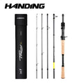 M1 Travel Fishing Rod Fast Action 40-43Cm 5-6 Sections Fishing Rod Portable and Protective Rod for Trip M/MH Fishing Rod