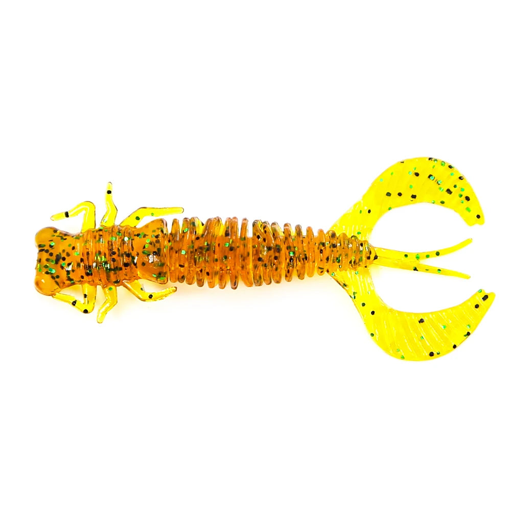 Larva Soft Fishing Lures Artificial Lures Silicone Wobblers for Pike Swimbait Jigging Plastic Baits Worm