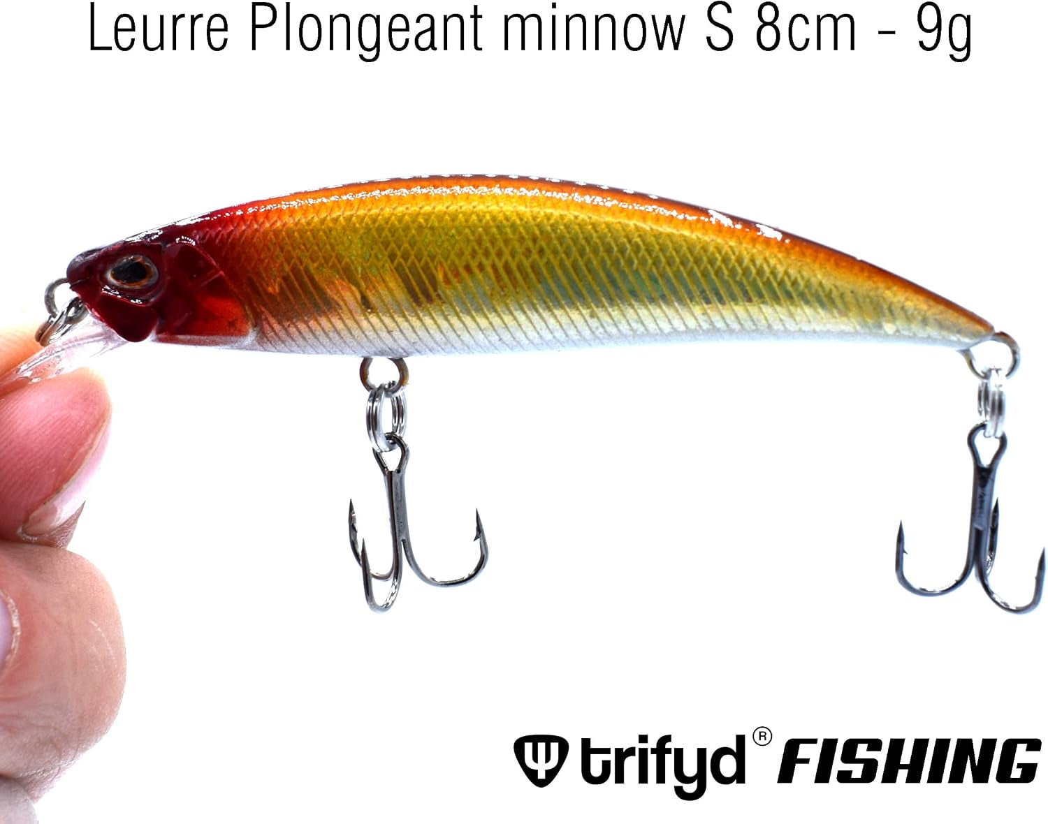 Fishing – Kunstköder Für Forellen, Tauchforelle, Minnow, 8 Cm, 9 G, 5 Stück